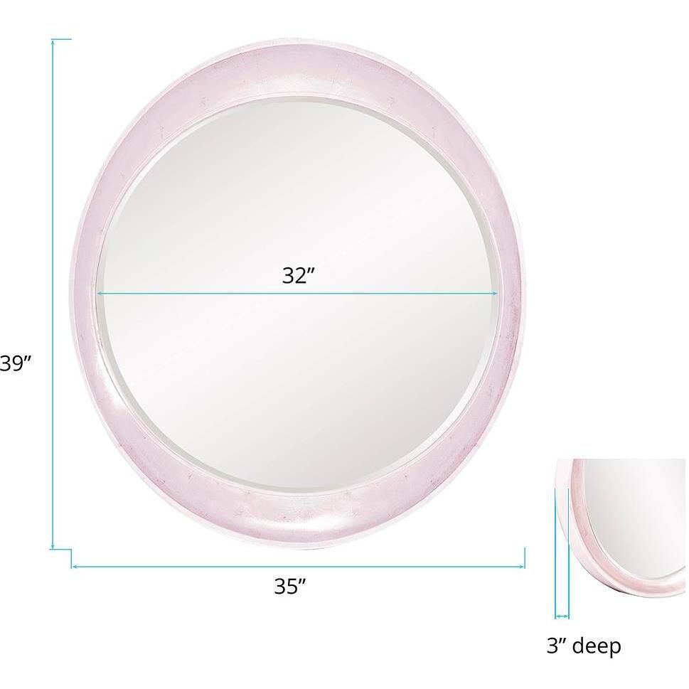 Ellipse 39 X 35 inch Lilac Mirror